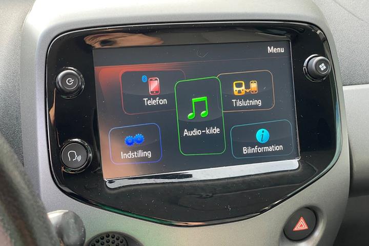 Hvid Toyota Aygo fra 2020