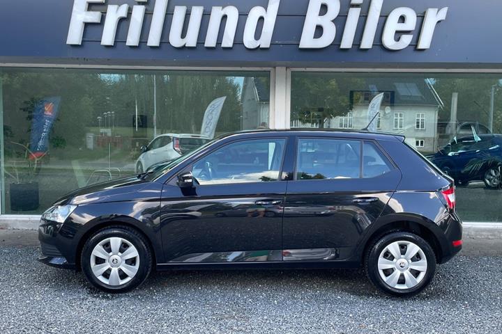 Sort Skoda Fabia fra 2019