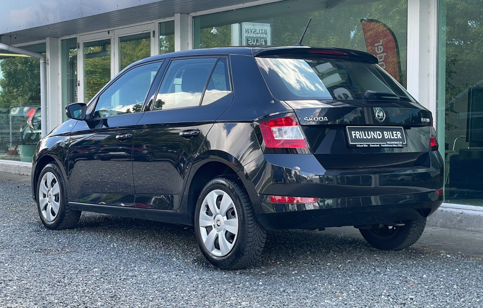 Sort Skoda Fabia fra 2019