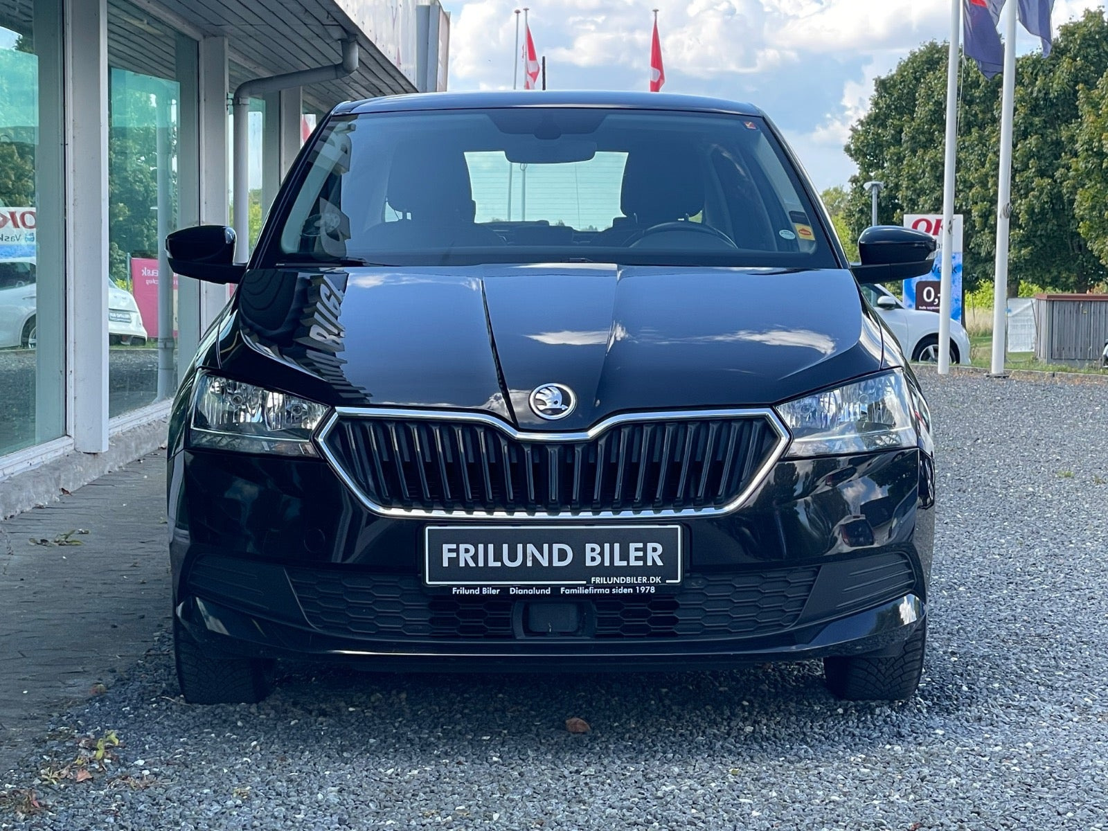Sort Skoda Fabia fra 2019