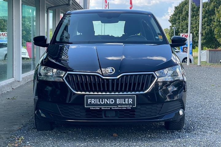 Sort Skoda Fabia fra 2019
