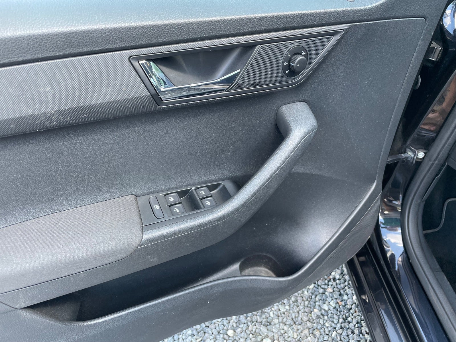 Sort Skoda Fabia fra 2019