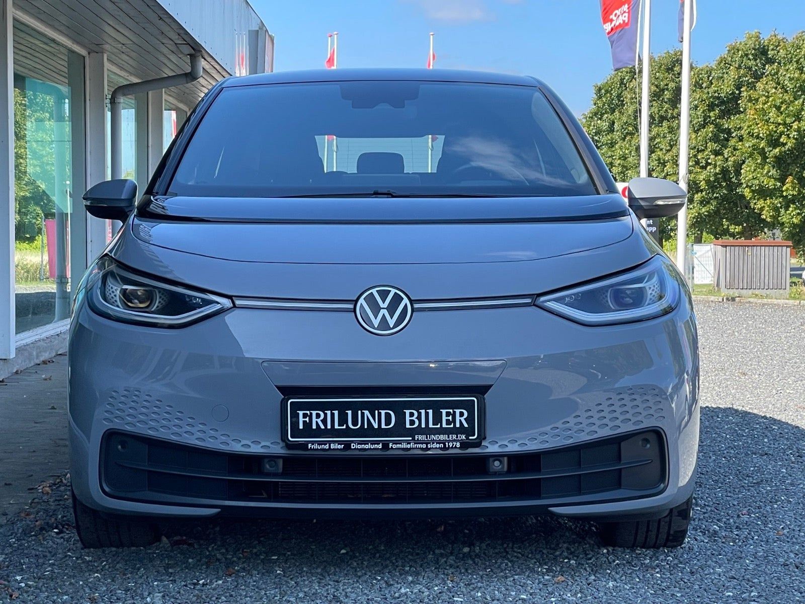 Grå VW ID.3 fra 2023