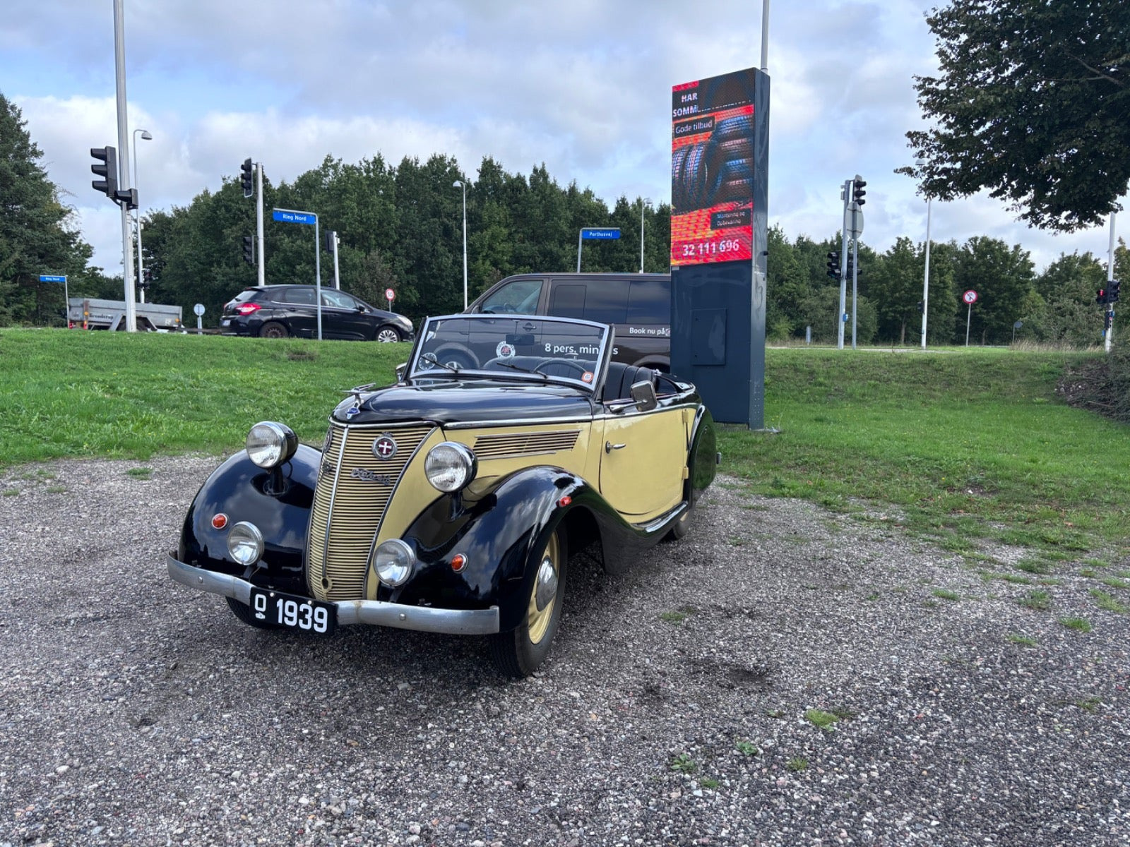 Sort Ford Eifel fra 1939