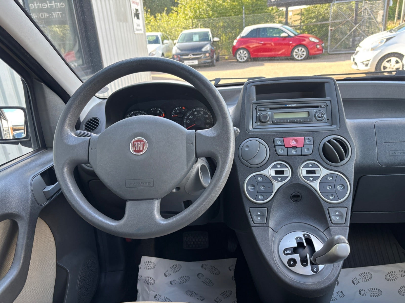 Beige Fiat Panda fra 2008