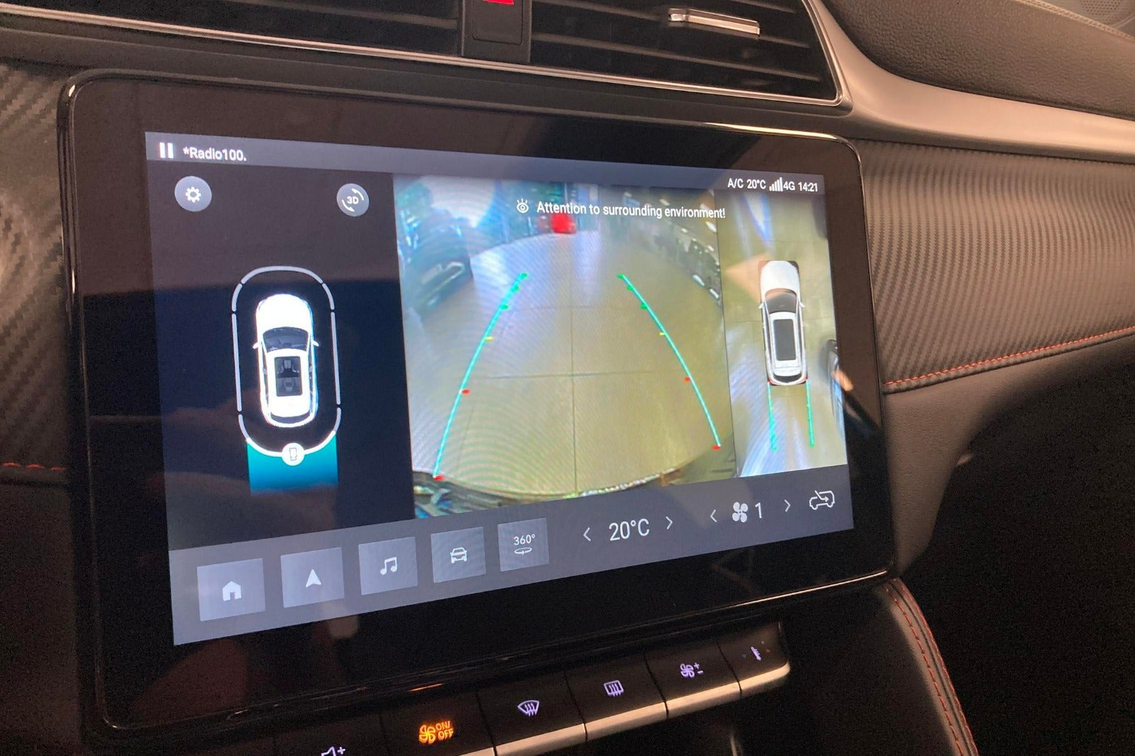 Blå MG ZS fra 2020