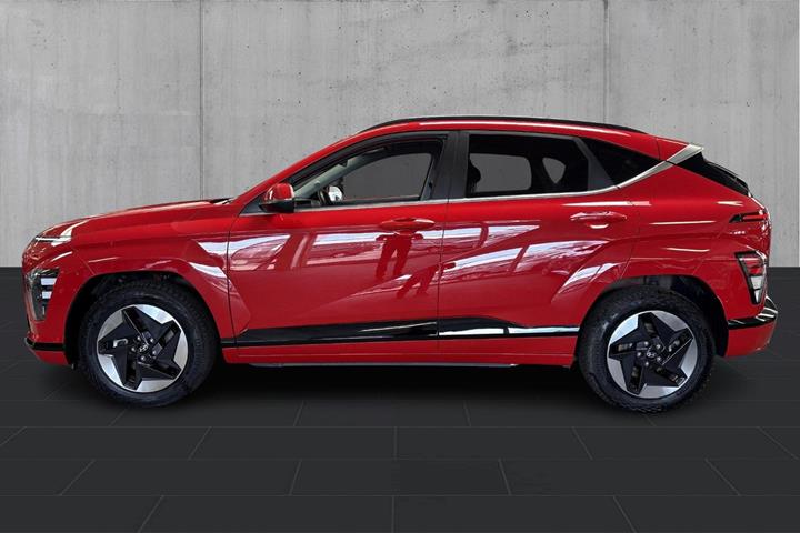 Rød Hyundai Kona fra 2024