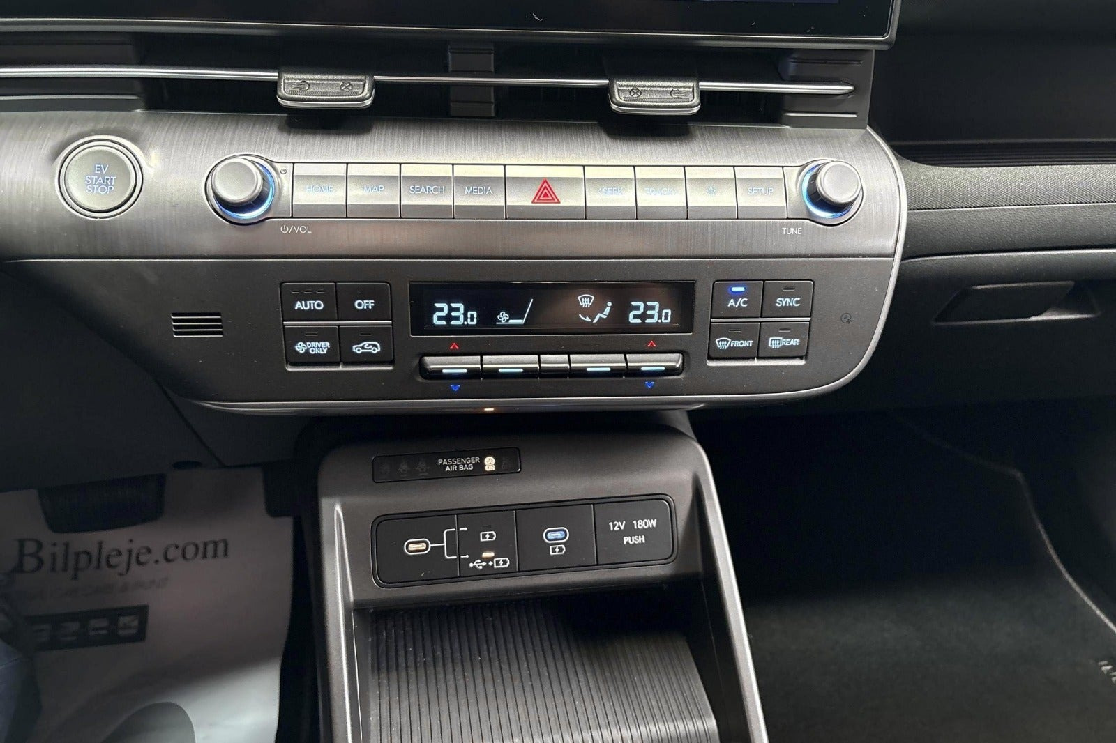 Rød Hyundai Kona fra 2024