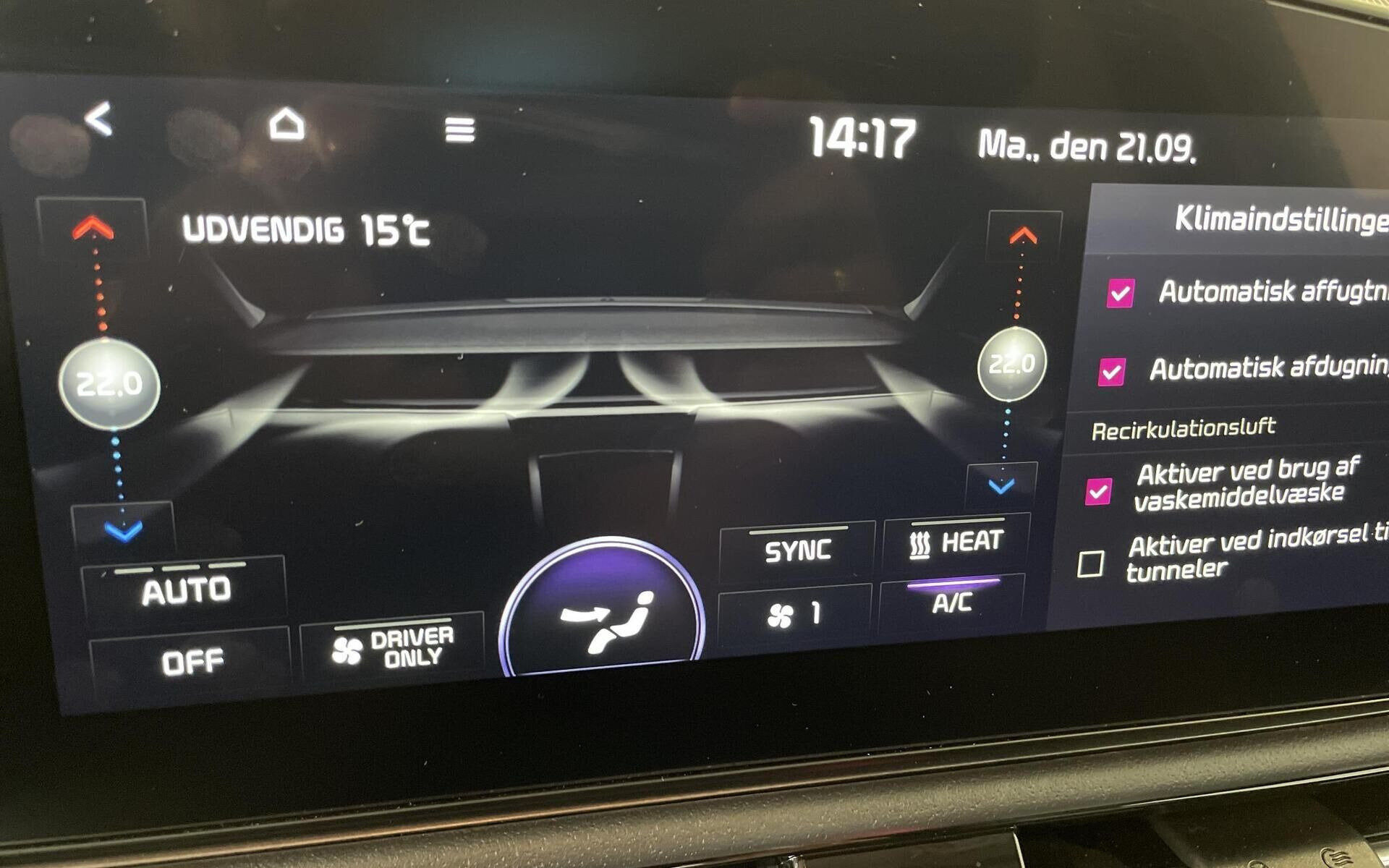 Grå Kia Niro EV fra 2025