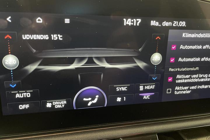 Grå Kia Niro EV fra 2025