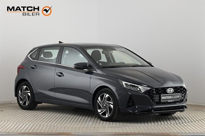 Grå Hyundai i20 fra 2023