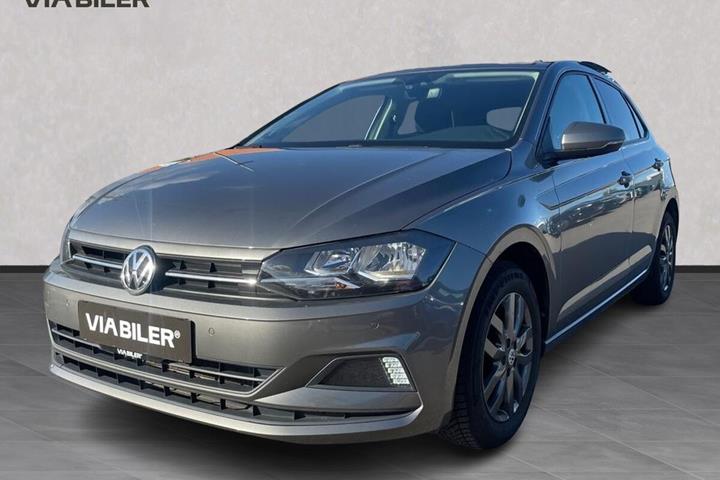 Grå VW Polo fra 2018