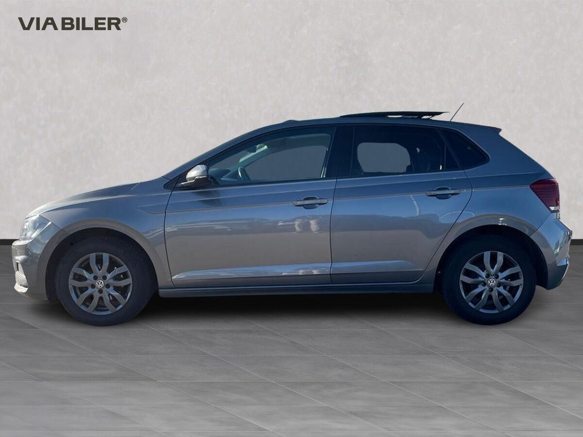 Grå VW Polo fra 2018