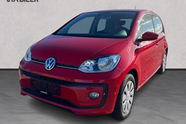 Rød VW UP! fra 2018
