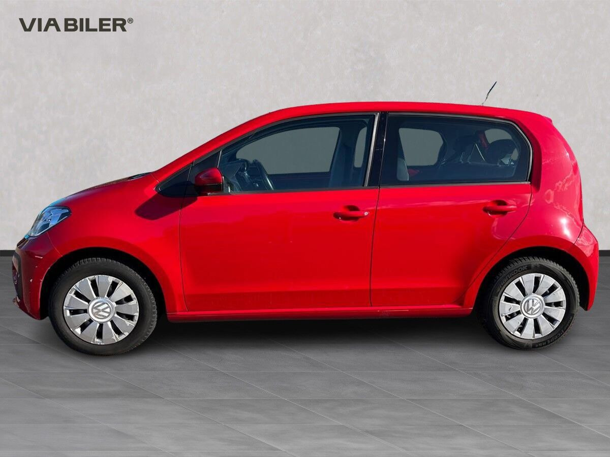 Rød VW UP! fra 2018