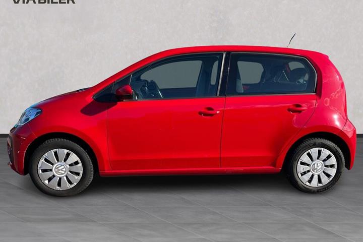 Rød VW UP! fra 2018