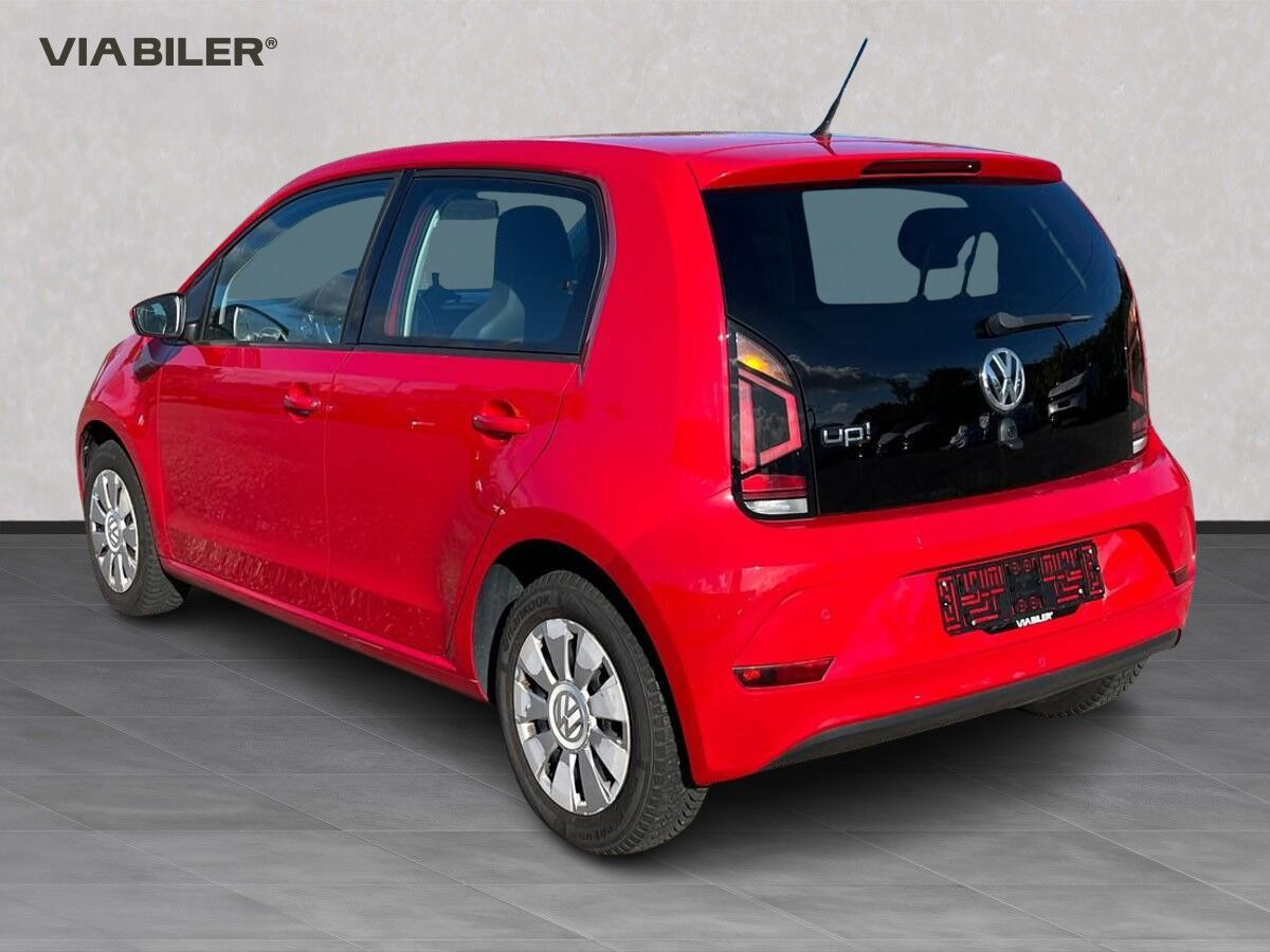 Rød VW UP! fra 2018