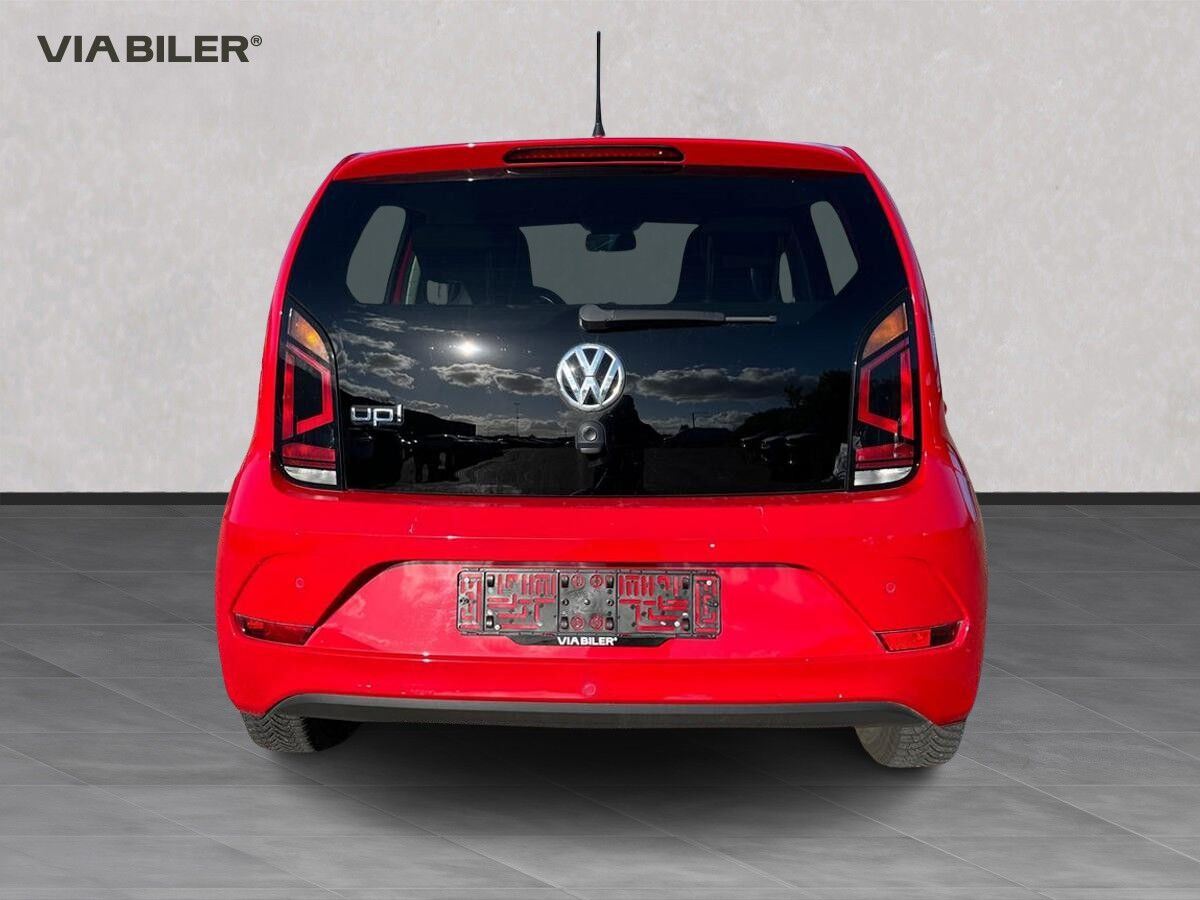 Rød VW UP! fra 2018
