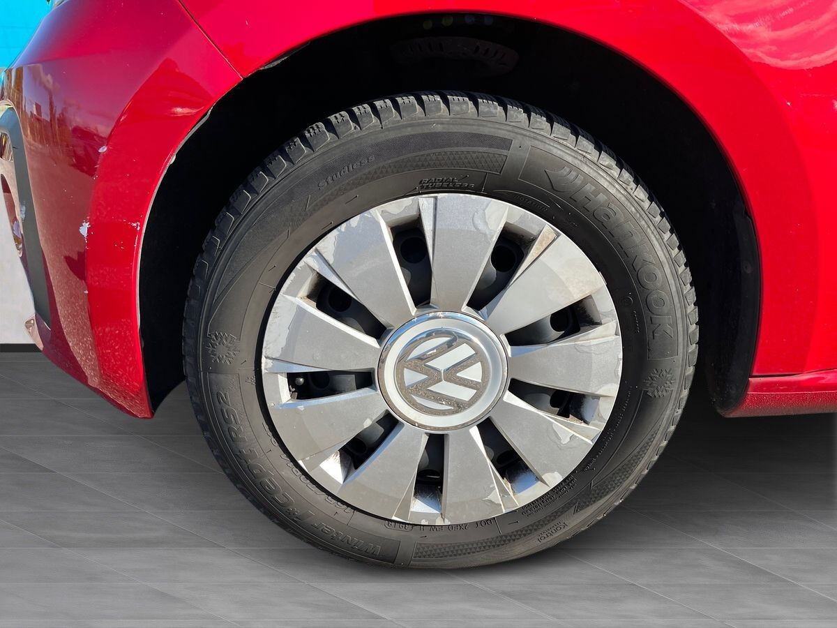Rød VW UP! fra 2018