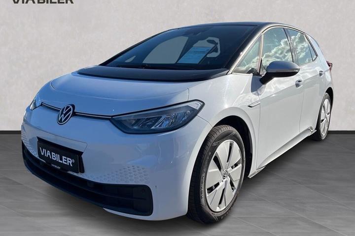 Hvid VW ID.3 fra 2021