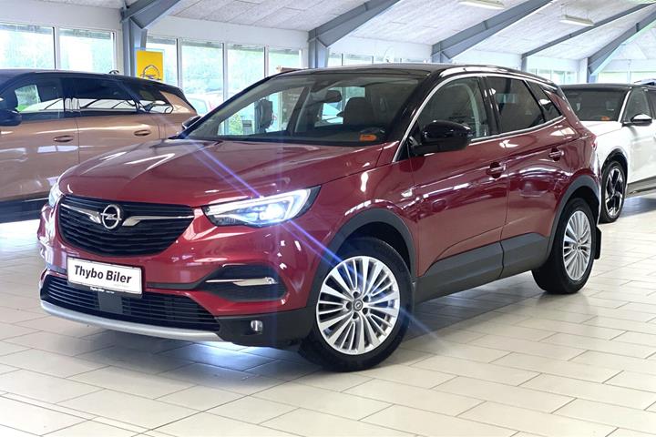 Rød Opel Grandland X fra 2019