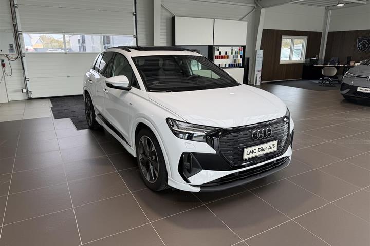 Hvid Audi Q4 fra 2022