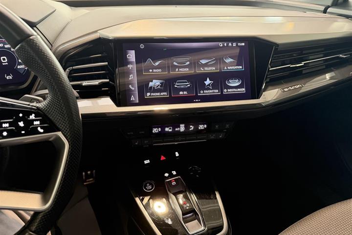 Hvid Audi Q4 fra 2022