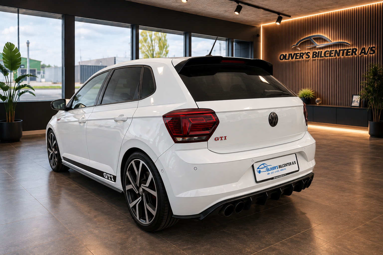 Sort VW Polo fra 2019