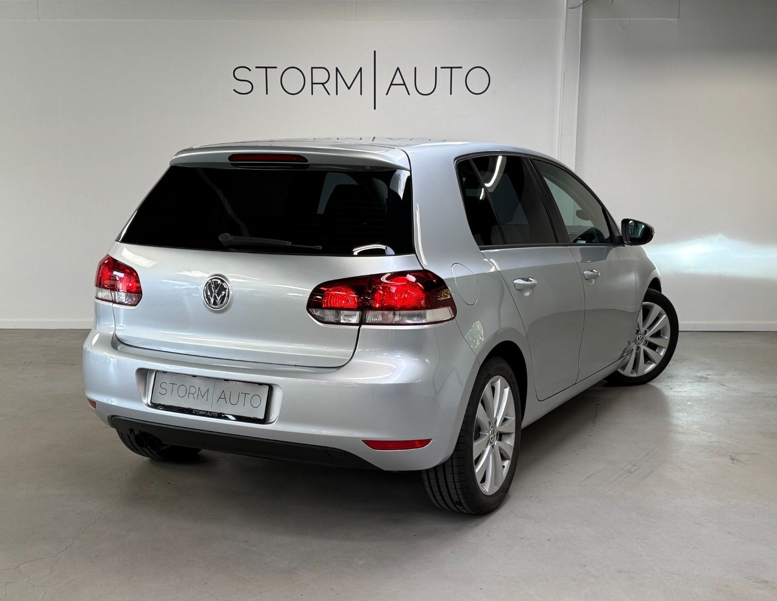 Sølv VW Golf VI fra 2009