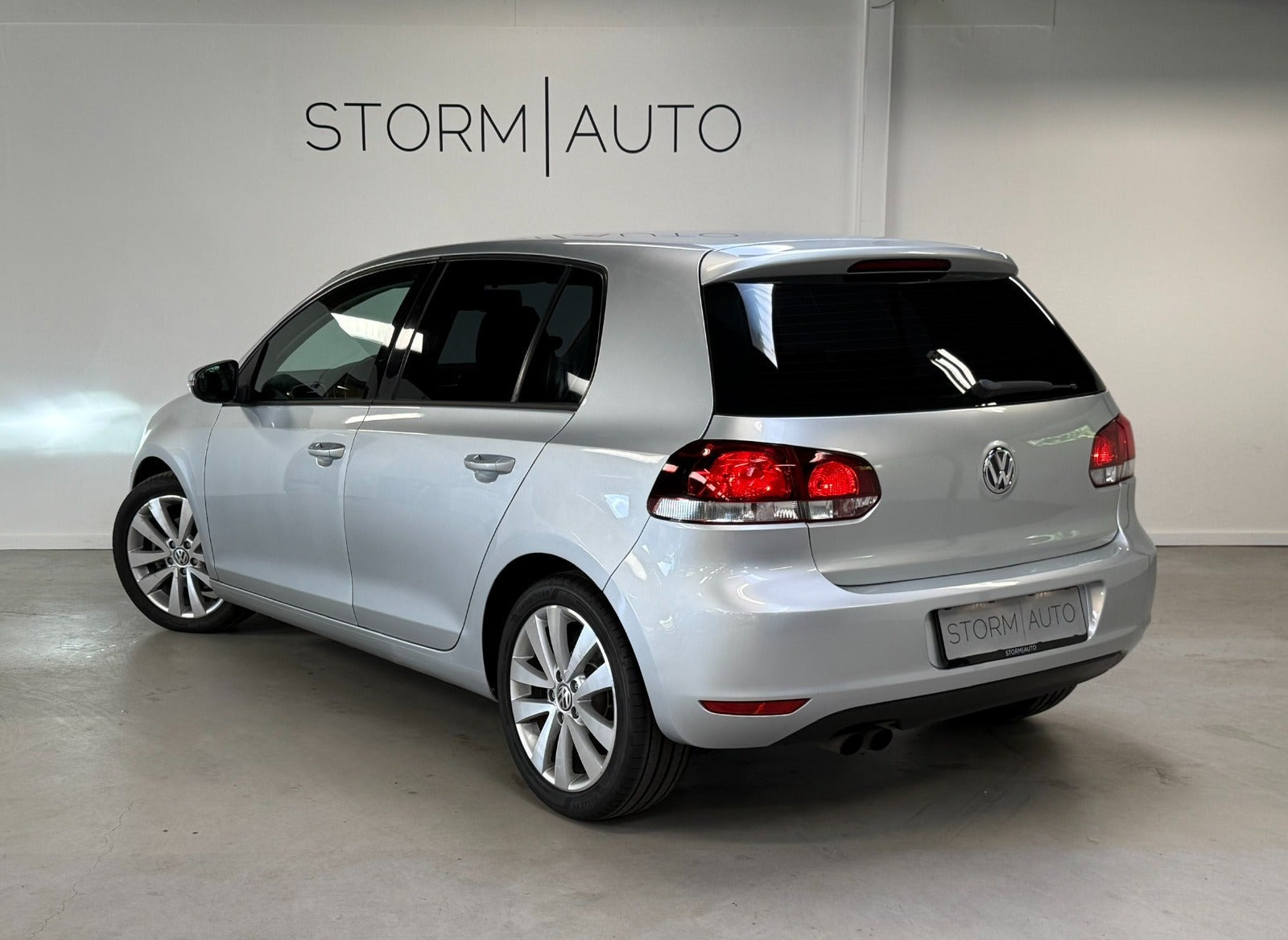 Sølv VW Golf VI fra 2009