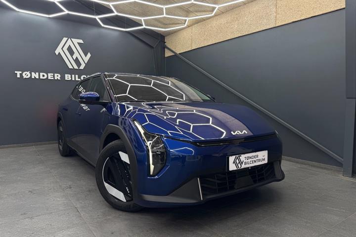 Blå Kia EV4 fra 2026