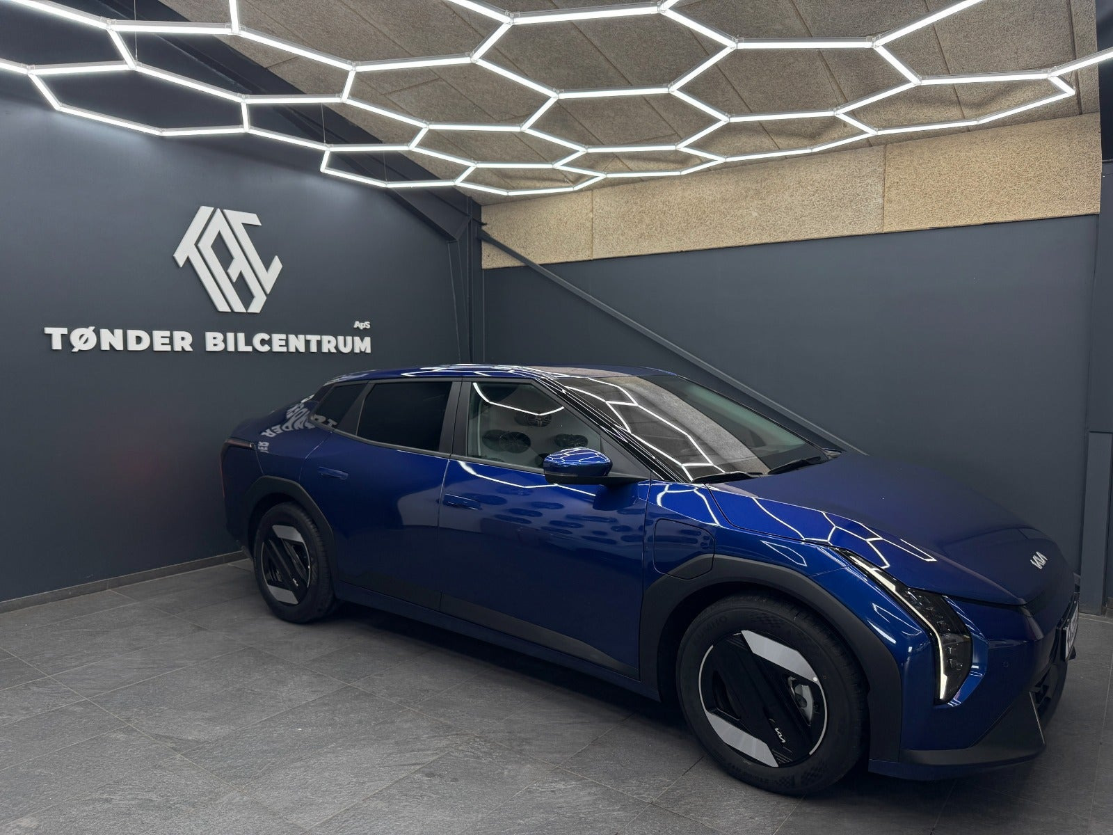 Blå Kia EV4 fra 2026