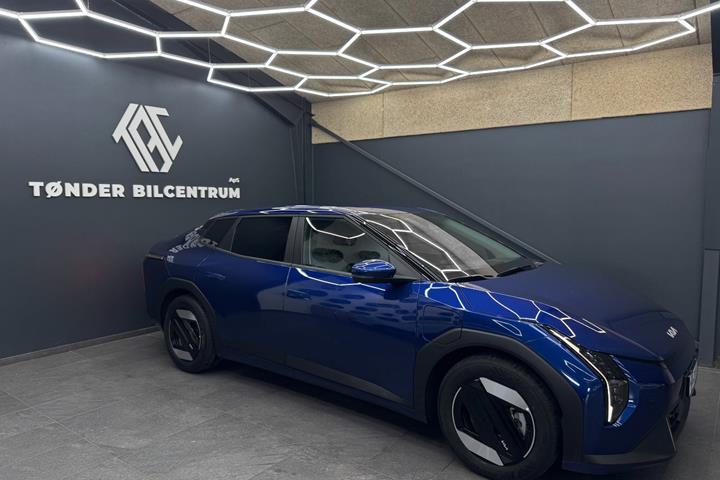 Blå Kia EV4 fra 2026