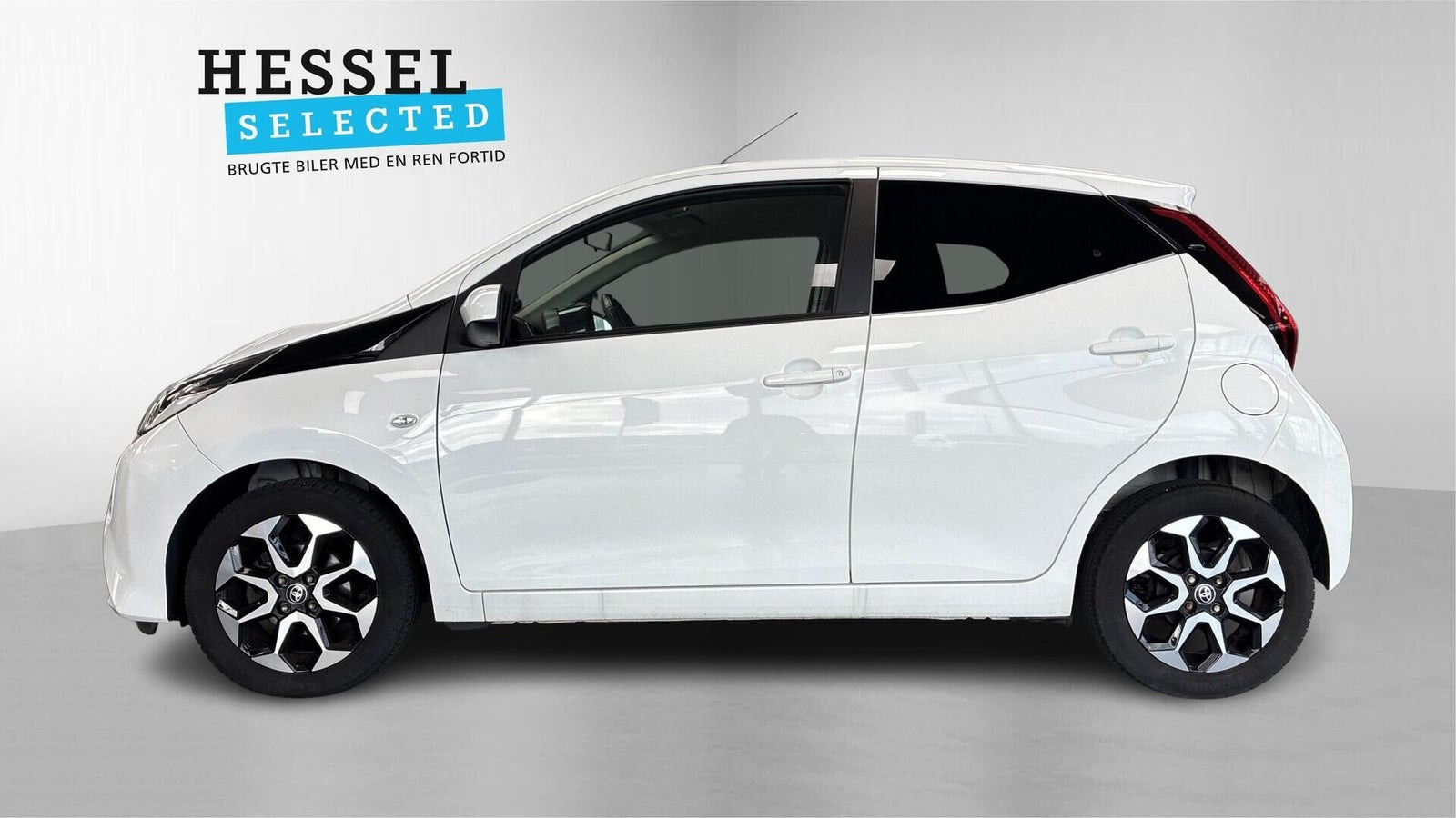 Hvid Toyota Aygo fra 2021