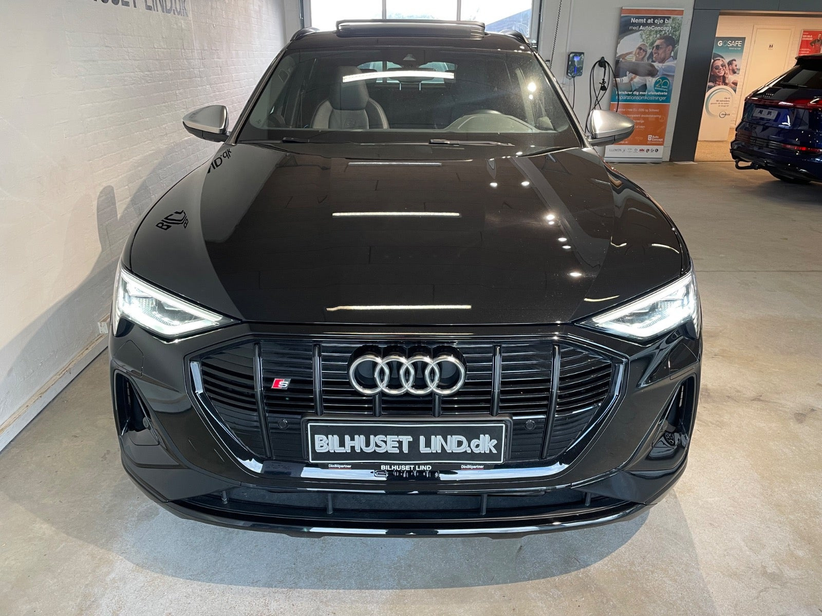 Sort Audi e-tron S fra 2023