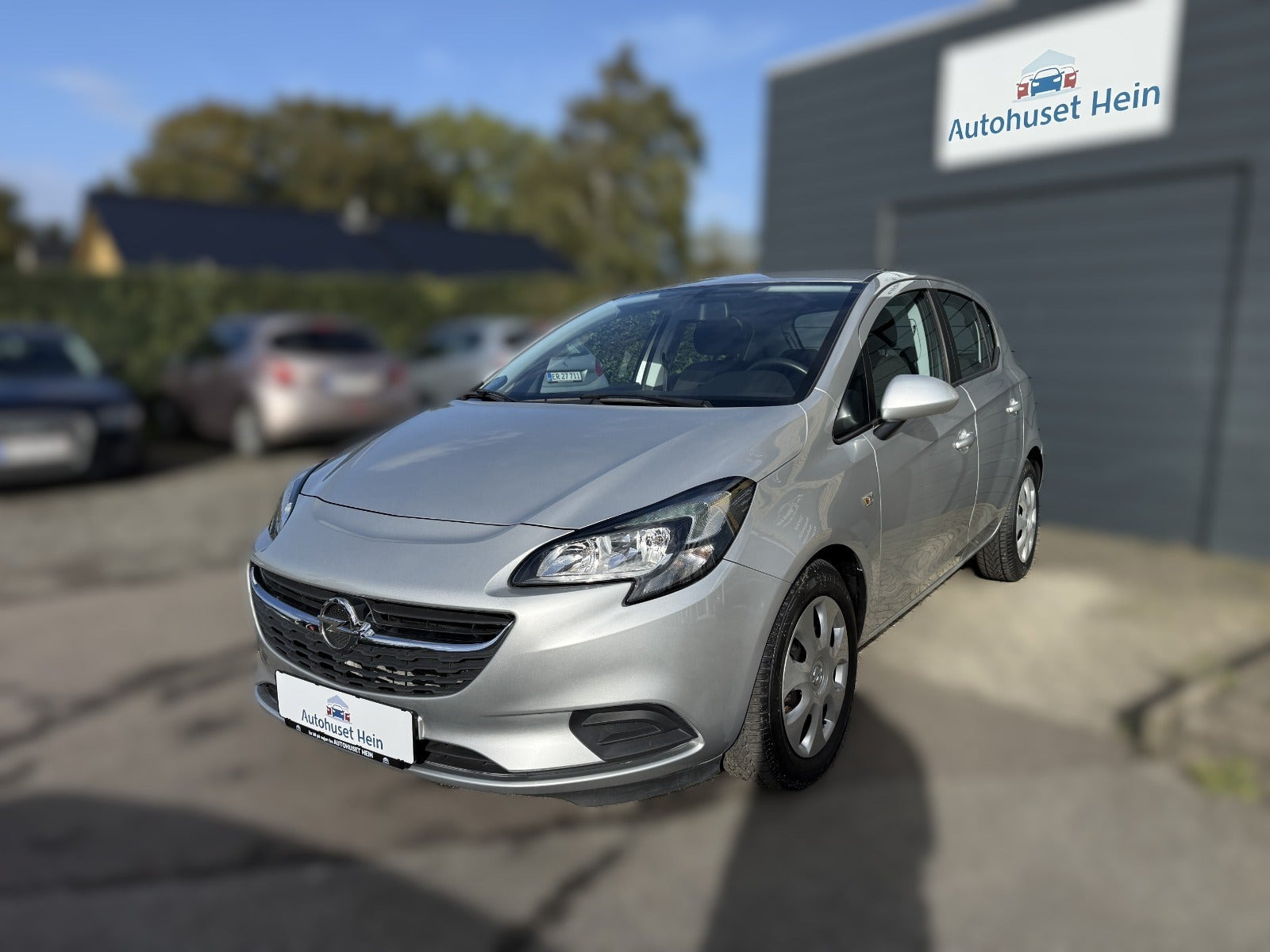 Sølv Opel Corsa fra 2016