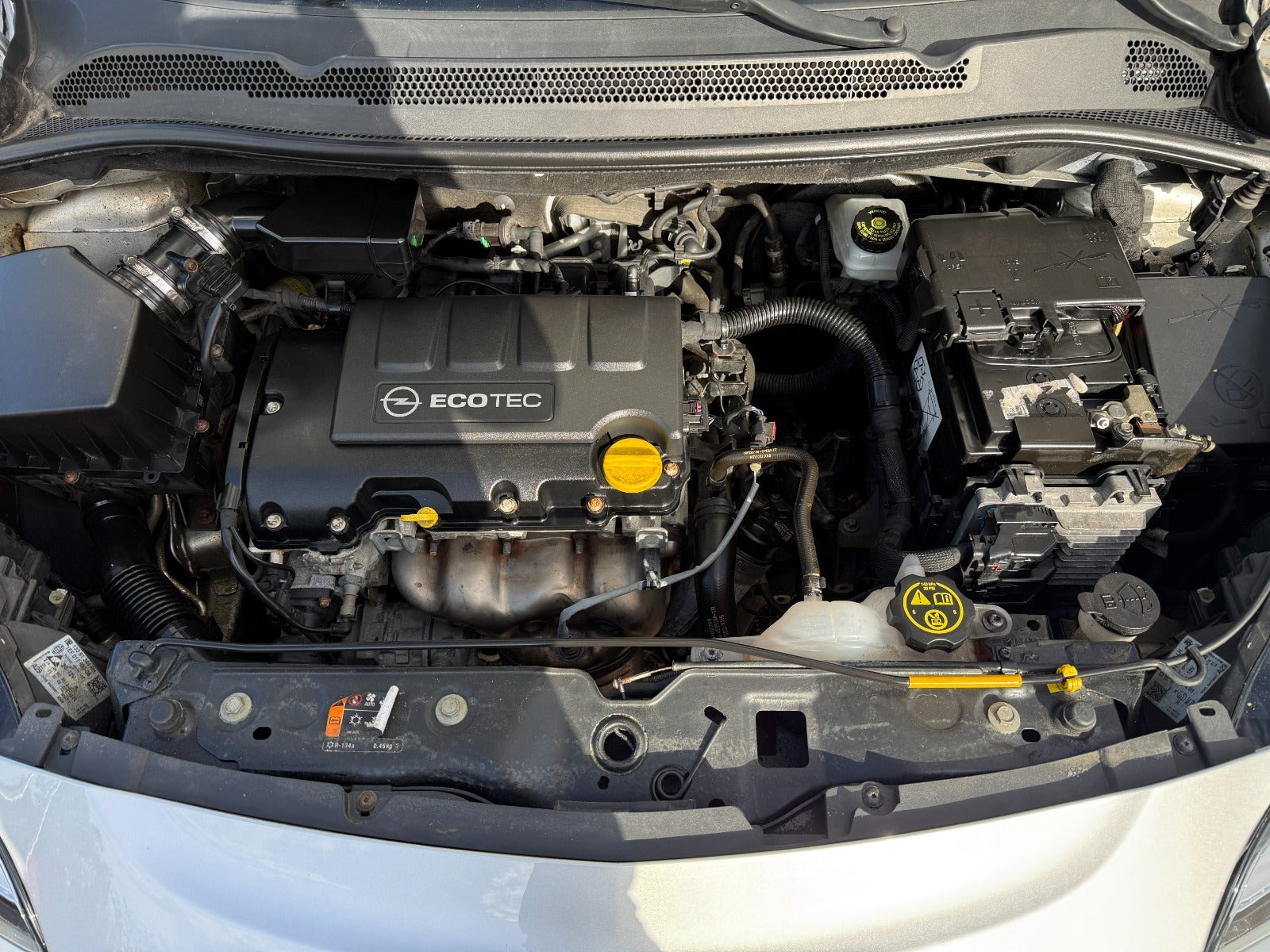 Sølv Opel Corsa fra 2016