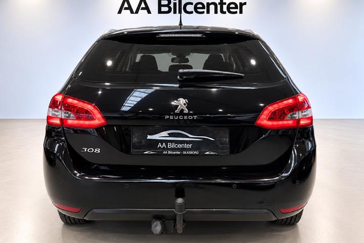 Sort Peugeot 308 fra 2019
