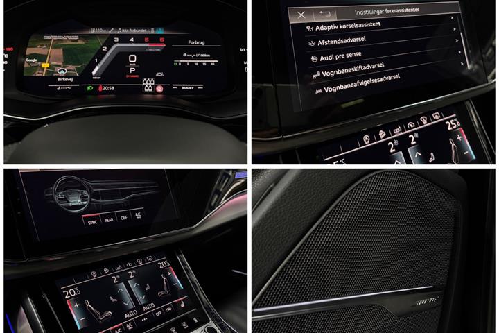 Grå Audi SQ7 fra 2020