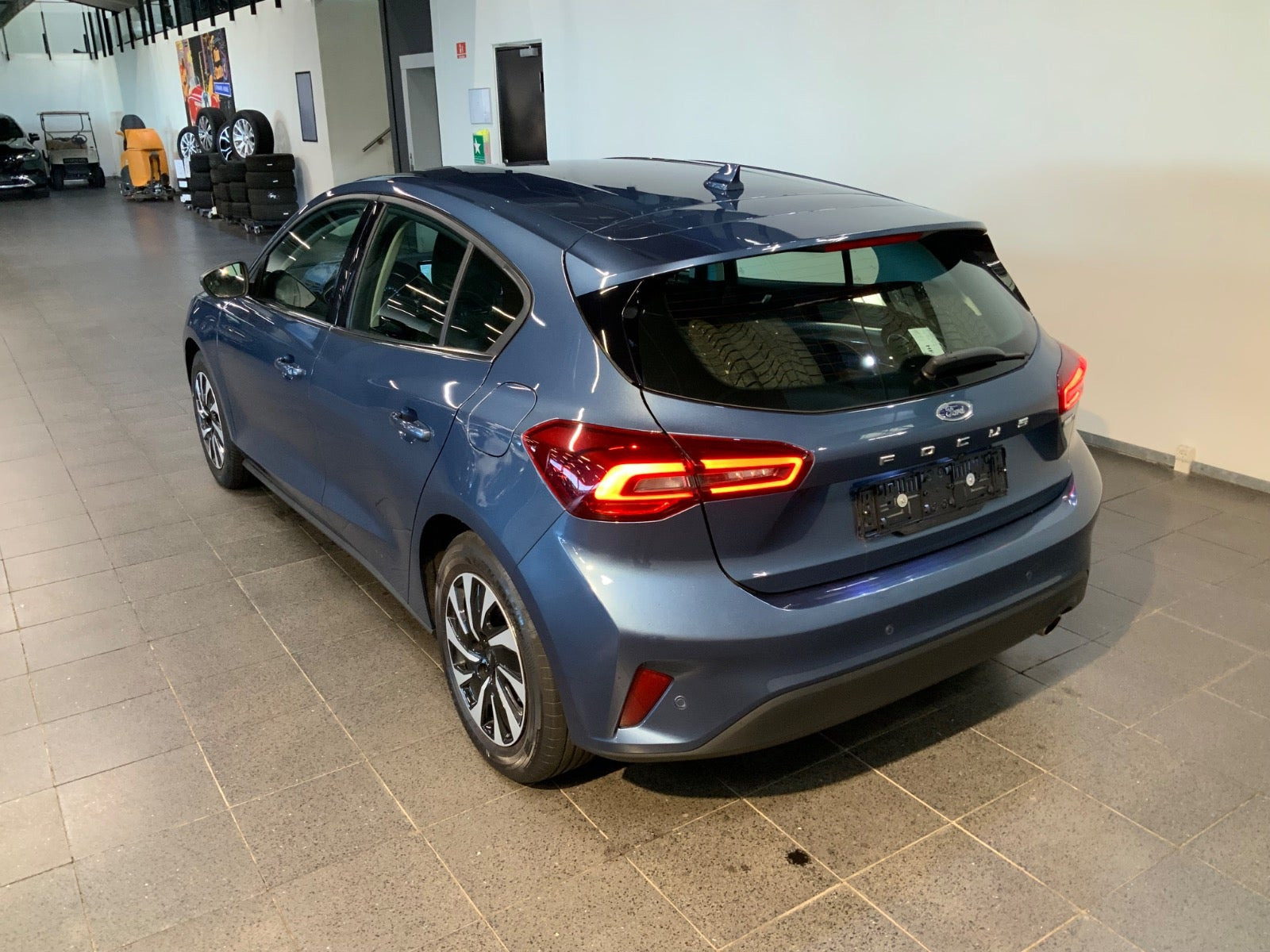 Blå Ford Focus fra 2022