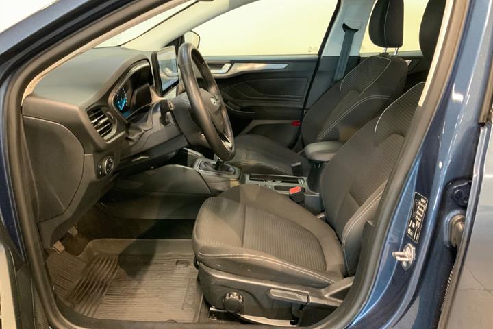 Blå Ford Focus fra 2022
