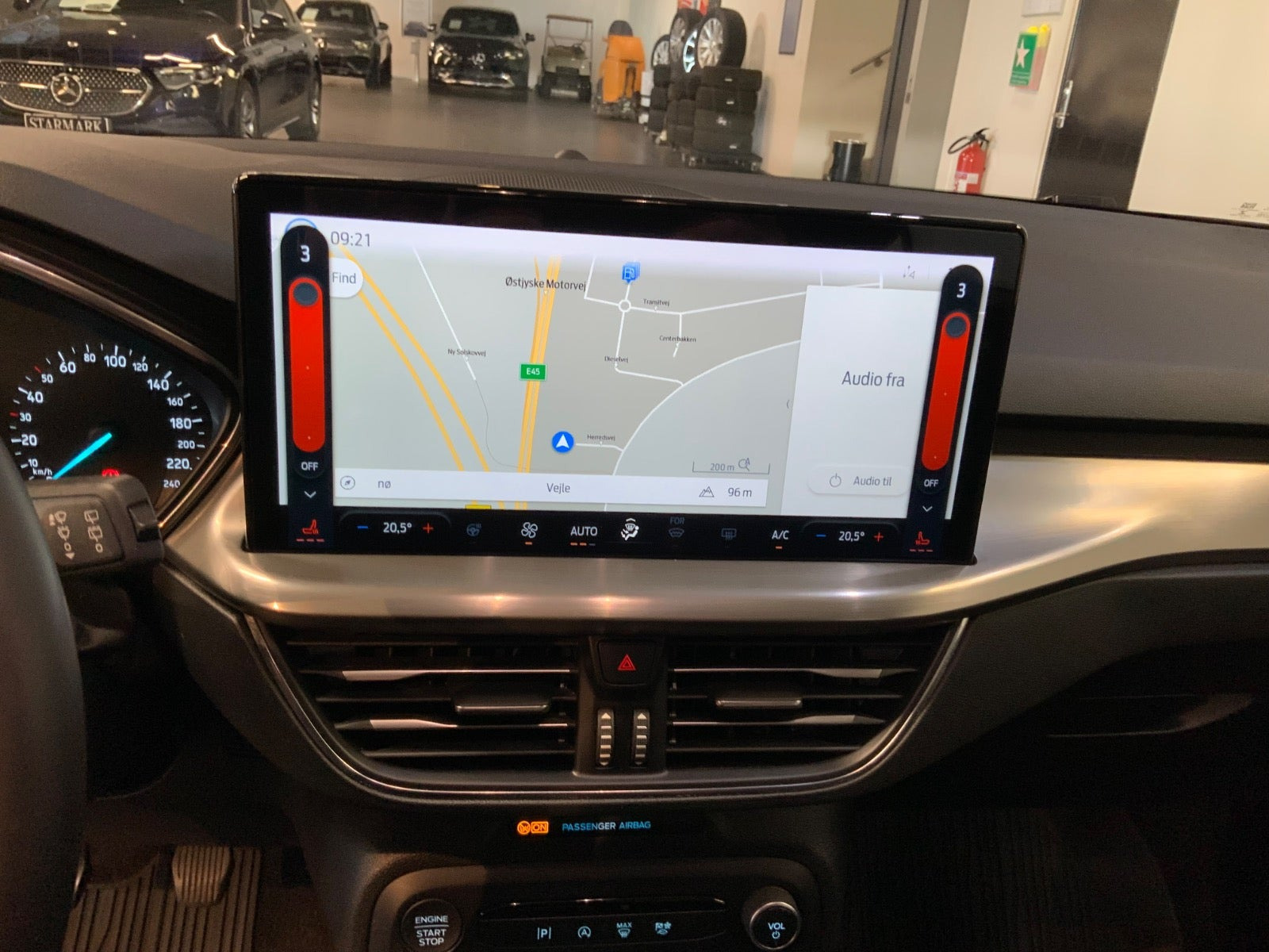 Blå Ford Focus fra 2022