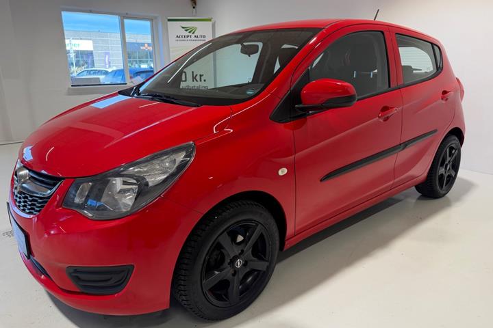Rød Opel Karl fra 2016