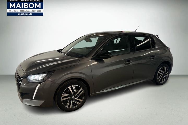Sort Peugeot 208 fra 2023