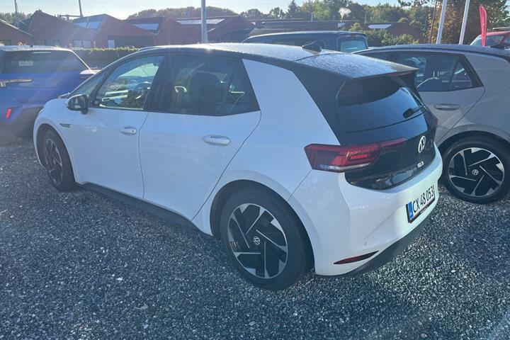 Hvid VW ID.3 fra 2021