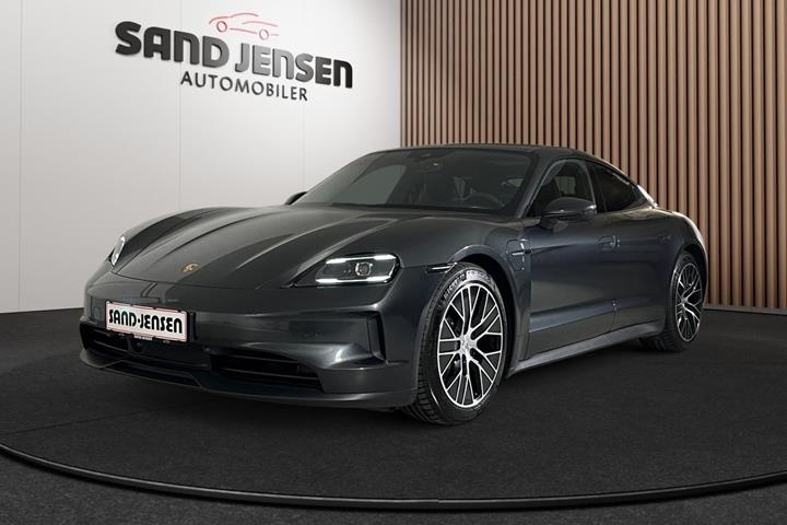 Grå Porsche Taycan fra 2025