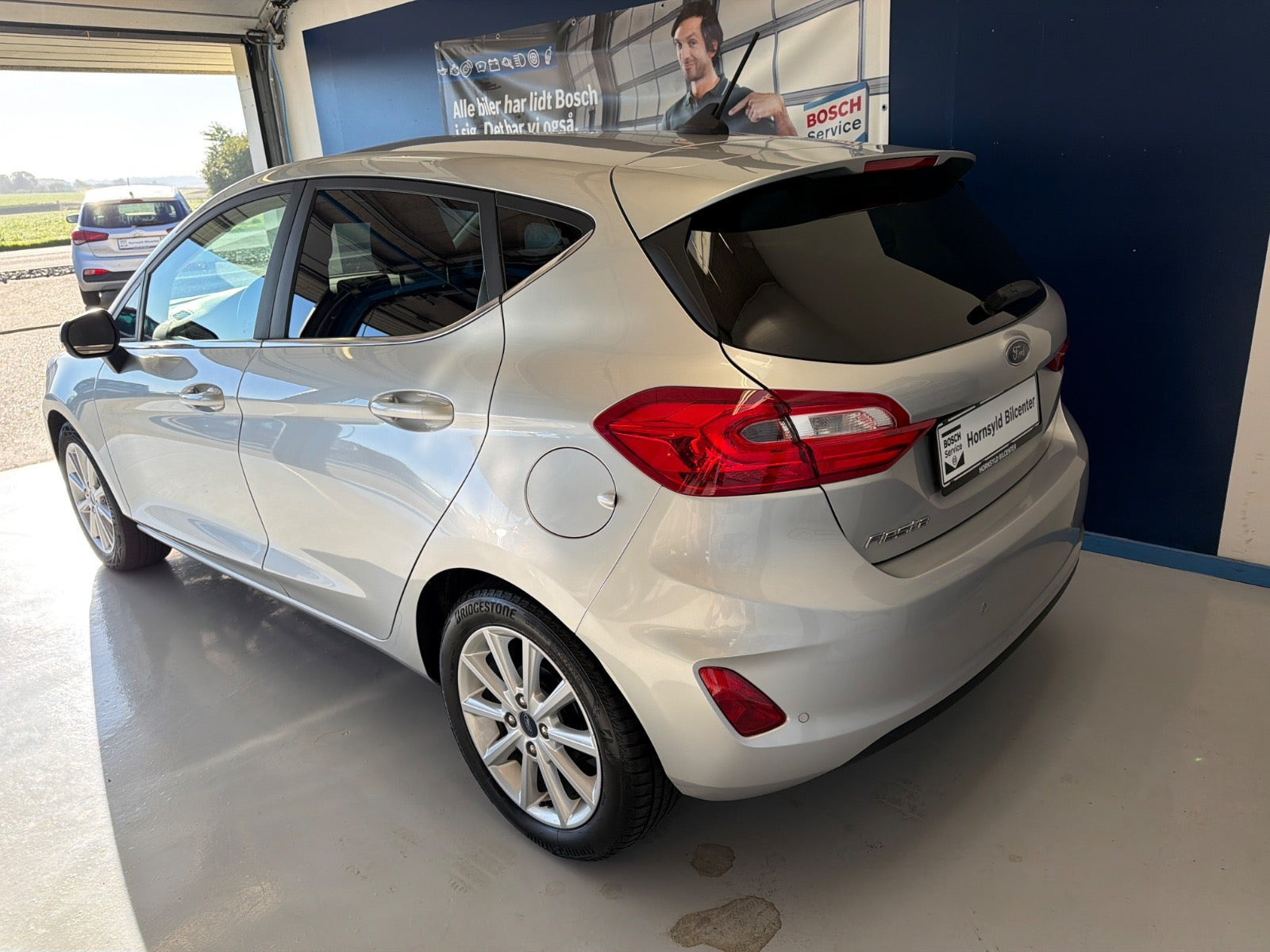 Sølv Ford Fiesta fra 2020