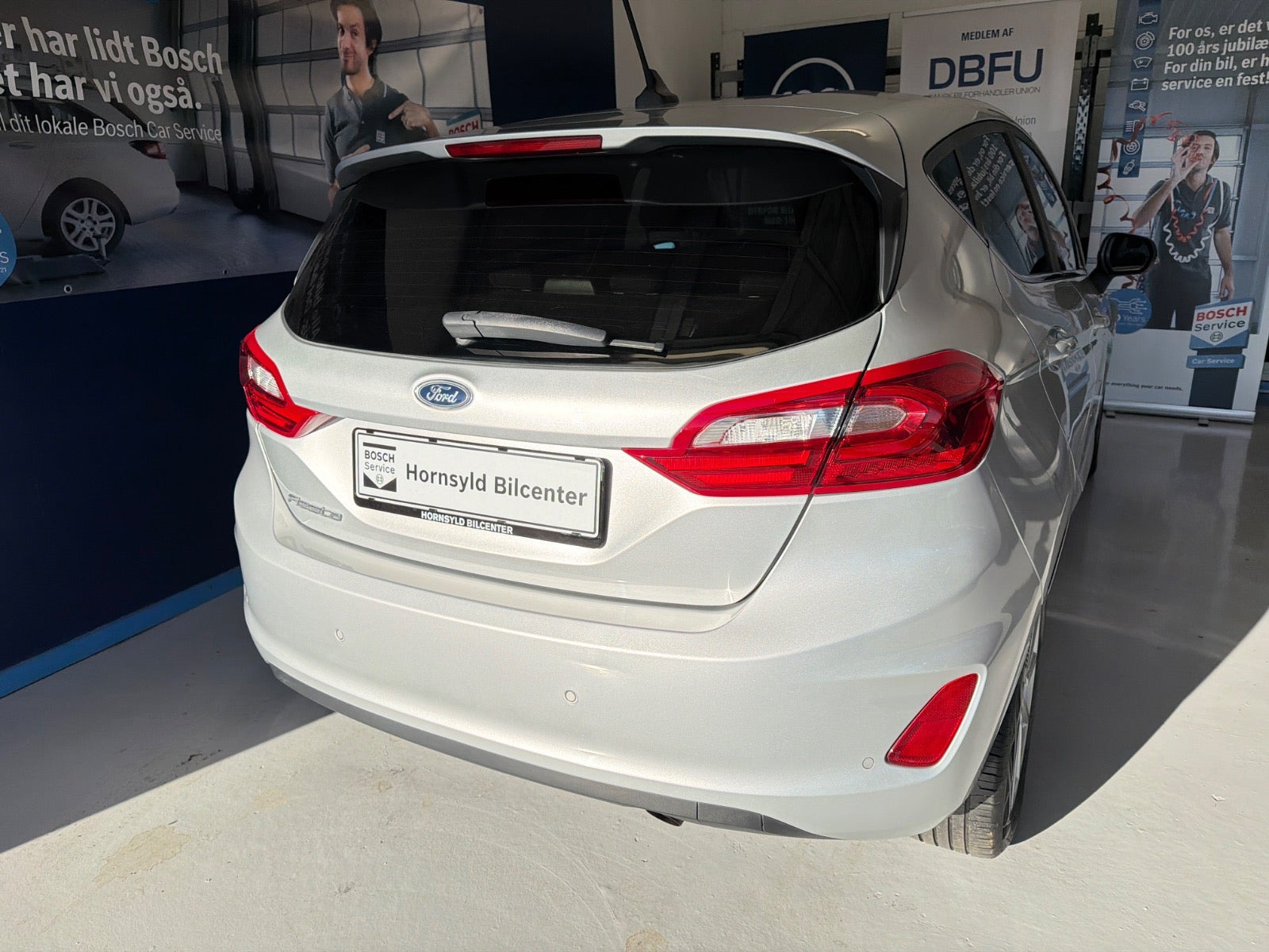 Sølv Ford Fiesta fra 2020