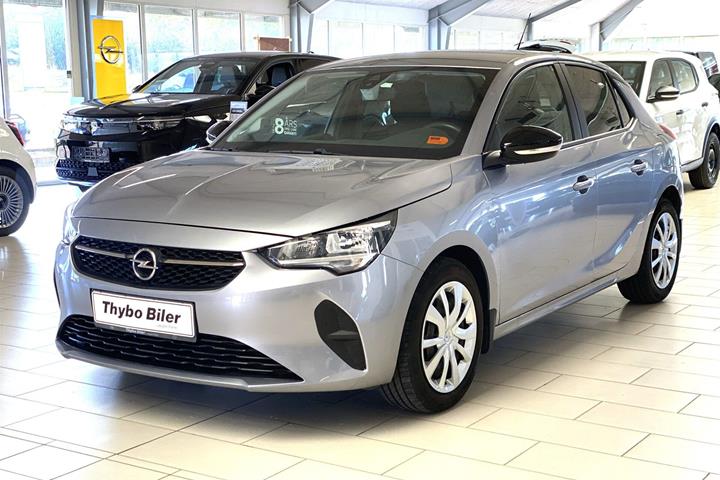 Grå Opel Corsa fra 2020