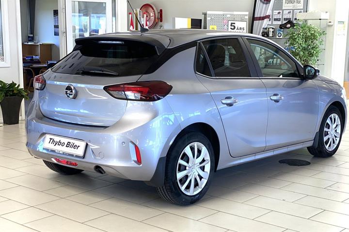 Grå Opel Corsa fra 2020